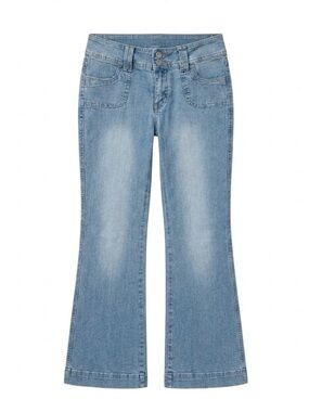 Vintage Bongo Y2K Low Rise Flare Faded Blue Jeans Women’s Size 7 29” Inseam
